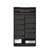 Analplug-Set Silikon für Anfänger Schwarz