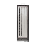 Analplug-Set Spirale Silikon Anfänger Schwarz 29,5 cm