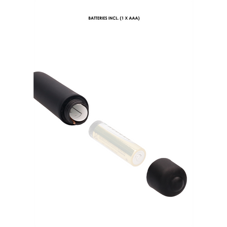 Penisplug mit Vibration Silikon extra lang Schwarz 35 x Ø 0,6 cm