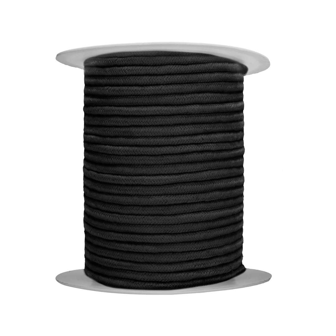 Bondage-Seil Schwarz 100 m x Ø 0,8 cm