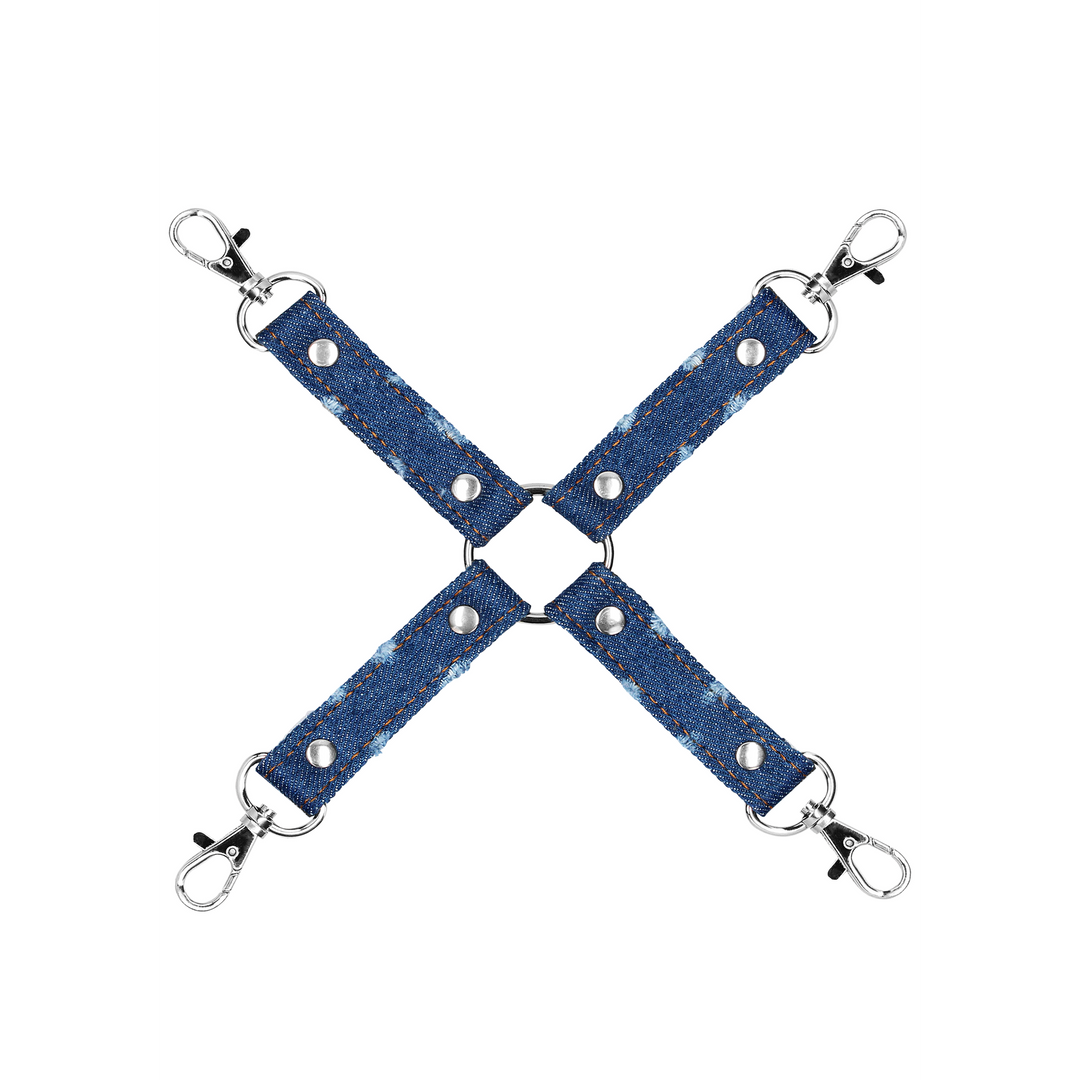 Handschellen Denim Blau 27,5 cm