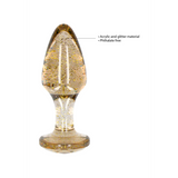 Analplug-Set Acryl Gold