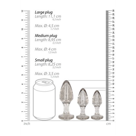Analplug-Set Acryl