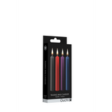 Wachsspiel-Kerzen 4er-Set Multicolor 12,5 cm