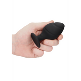 Analplug-Set gedreht Schwarz