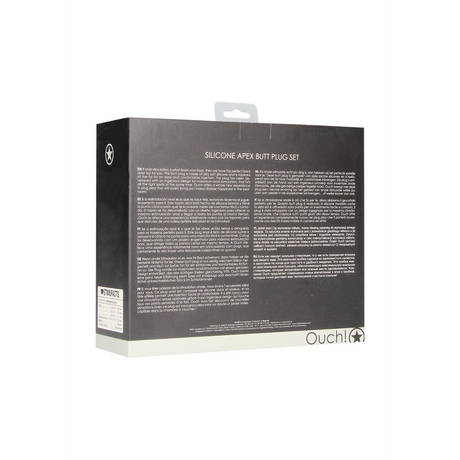 Analplug-Set Apex Schwarz