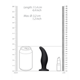 Analplug Curve Schwarz 11 x Ø 3,2 cm