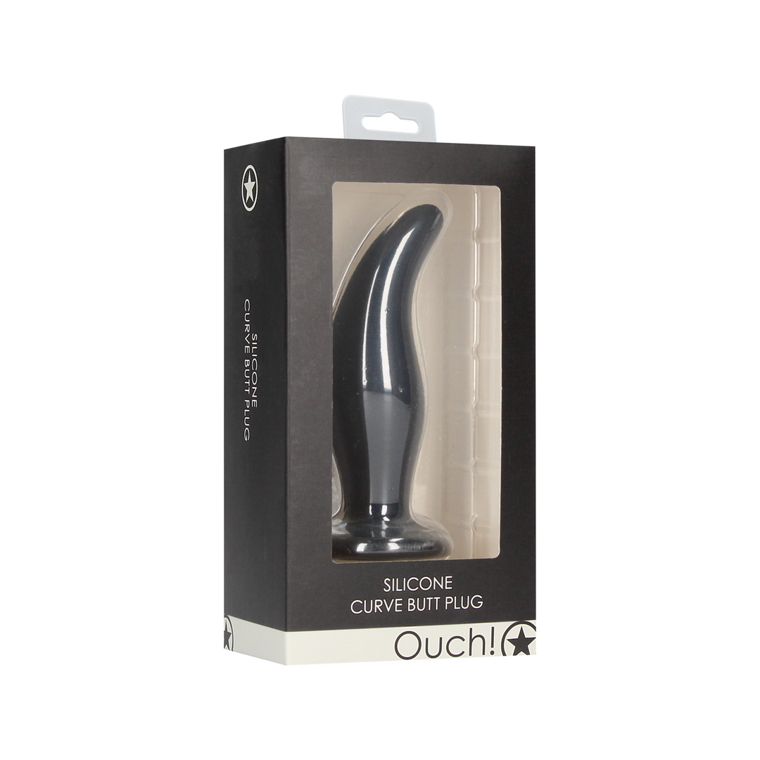 Analplug Curve Schwarz 11 x Ø 3,2 cm