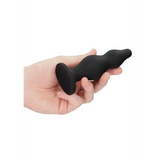 Analplug Bubble Schwarz 11,1 x Ø 3,5 cm