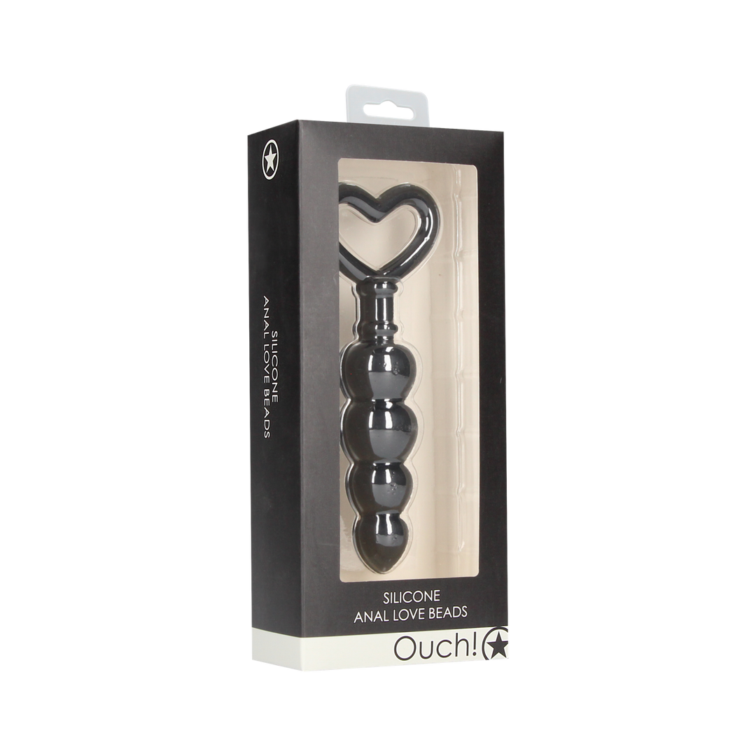 Analkette Love Schwarz 9 x Ø 2,9 cm