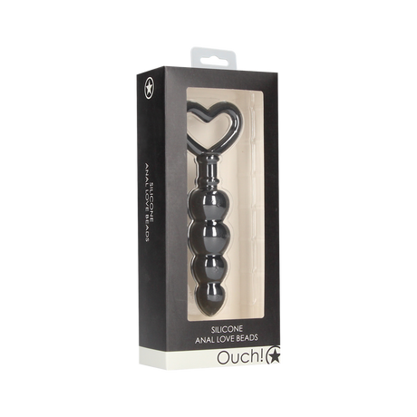 Analkette Love Schwarz 9 x Ø 2,9 cm