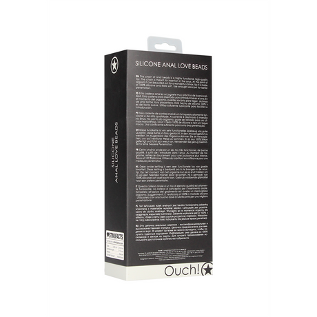 Analkette Love Schwarz 9 x Ø 2,9 cm