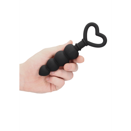 Analkette Love Schwarz 9 x Ø 2,9 cm
