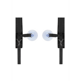 Handschellen verstellbar mit Saugnapf Schwarz 27,5 cm