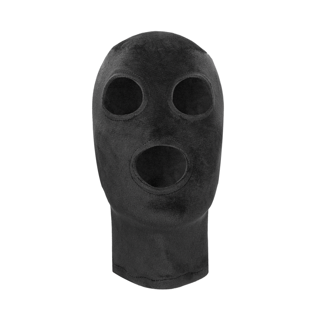 Maske mit Augen- und Mundöffnung Schwarz 20 cm