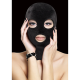 Maske mit Augen- und Mundöffnung Schwarz 20 cm
