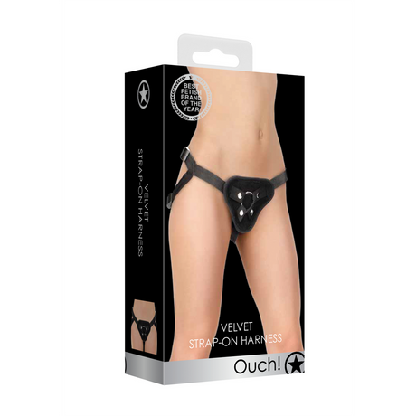 Harness verstellbar mit O-Ring für Dildo Schwarz 16,5 x Ø 4,5 cm