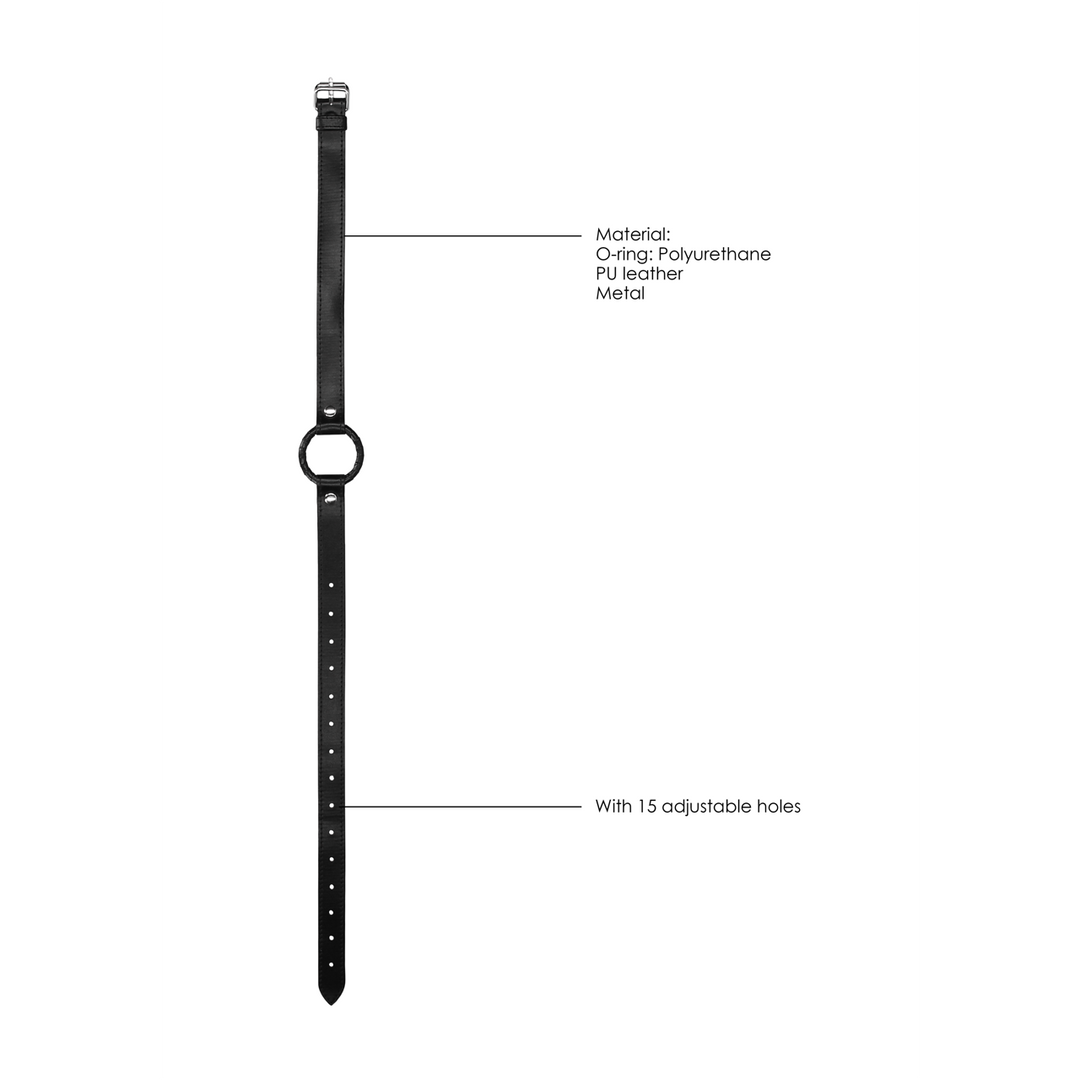 O-Ring-Knebel zum Wickeln Schwarz 67,5 cm