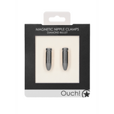 Nippelklemmen magnetisch Diamantkugel Grau 1 x Ø 1 cm