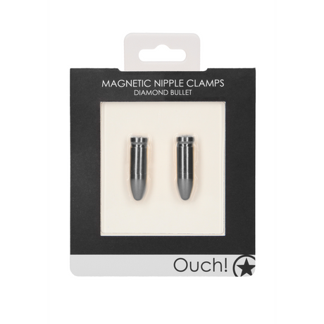 Nippelklemmen magnetisch Diamantkugel Grau 1 x Ø 1 cm