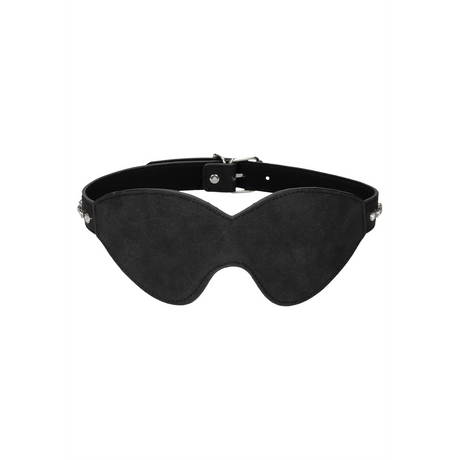 Augenmaske diamantbesetzt Schwarz 68 cm