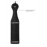 Paddle diamantbesetzt Schwarz 6 cm