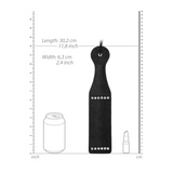 Paddle diamantbesetzt Schwarz 6 cm