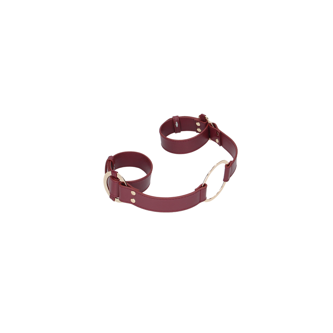 Handschellen mit Connector Rot