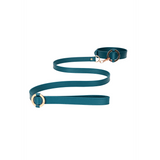 Halsband Luxus mit Leine Grün 110 cm