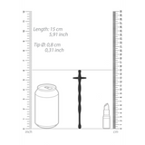 Penisplug Silikon Schwarz 12,5 x Ø 1 cm