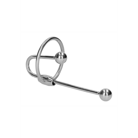 Penisplug Edelstahl mit Kugel Silber 9 x Ø 1 cm