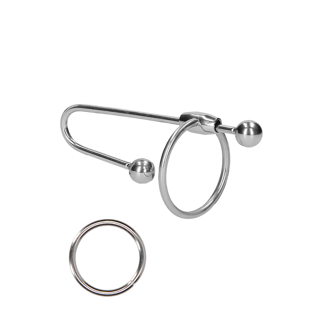 Penisplug Edelstahl mit Kugel Silber 9 x Ø 1 cm