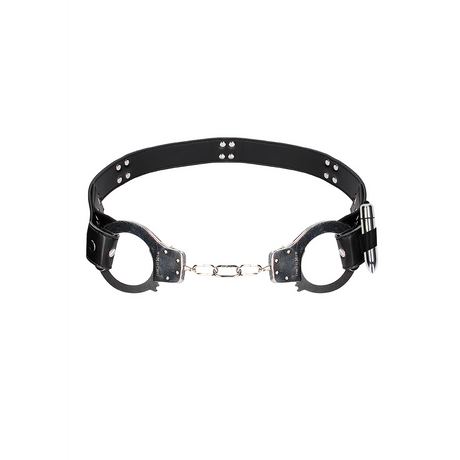 Manschetten-Gürtel verstellbar Schwarz 103 cm
