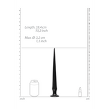 Dildo Ass Spike Schwarz 32 x Ø 3,3 cm