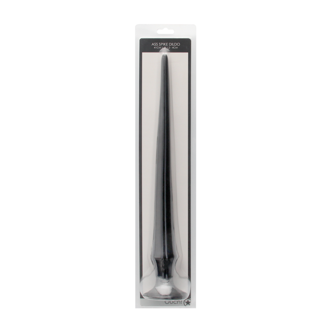 Dildo Ass Spike Schwarz 40 x Ø 4 cm