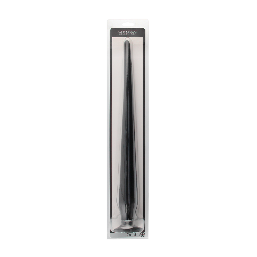 Dildo Ass Spike Schwarz 47 x Ø 5 cm