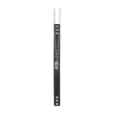 Halsband Kunstleder mit Handschellen Schwarz 70 cm