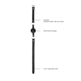 Ballknebel atmungsaktiv Schwarz 65 x Ø 4,5 cm