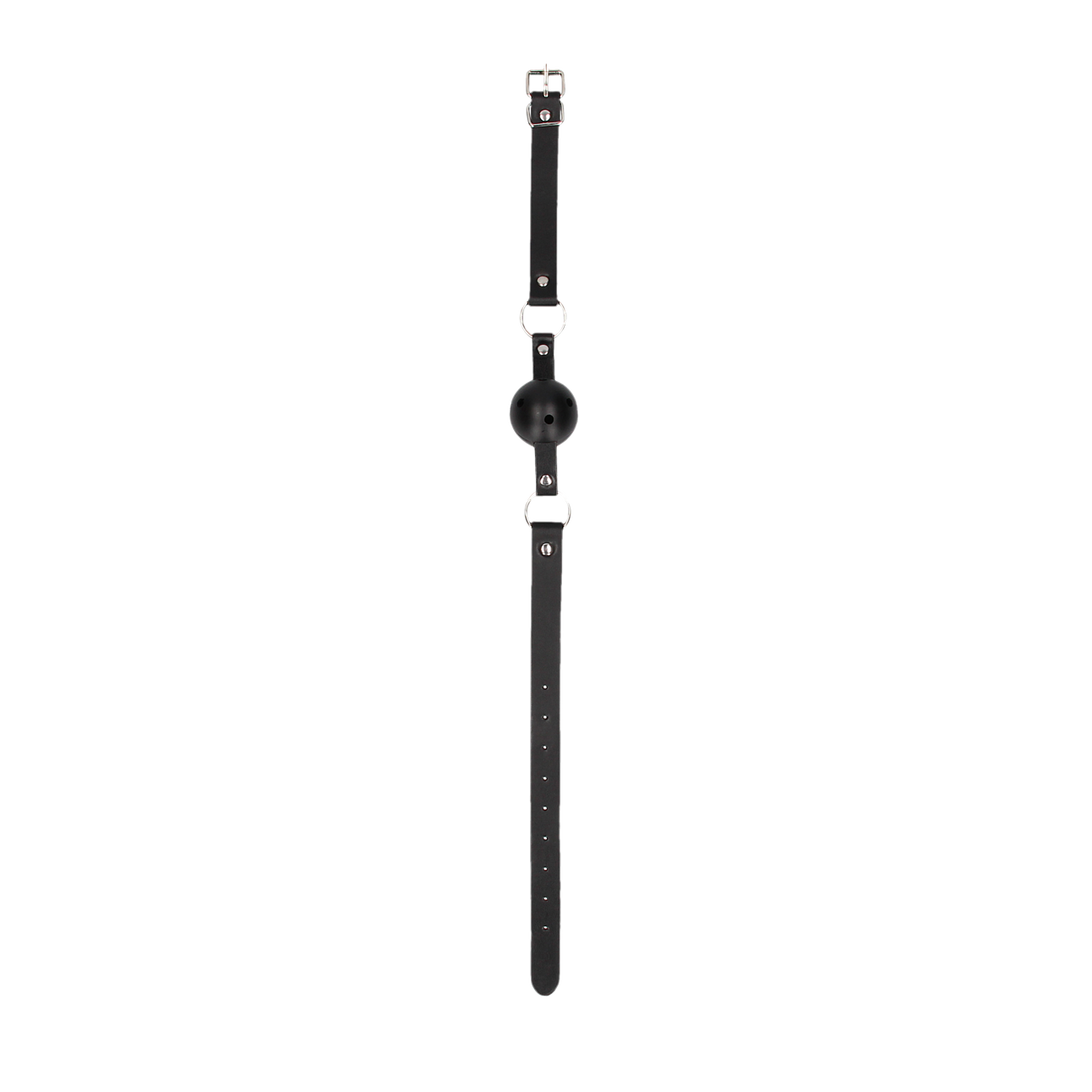 Ballknebel atmungsaktiv Schwarz 65 x Ø 4,5 cm