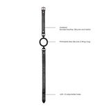 Ringknebel Silikon Schwarz 57 x Ø 5,2 cm