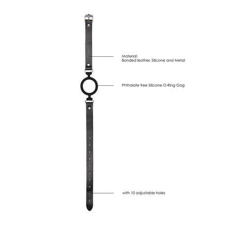 Ringknebel Silikon Schwarz 57 x Ø 5,2 cm