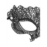 Spitzenmaske Prinzessin Schwarz 23,5 cm