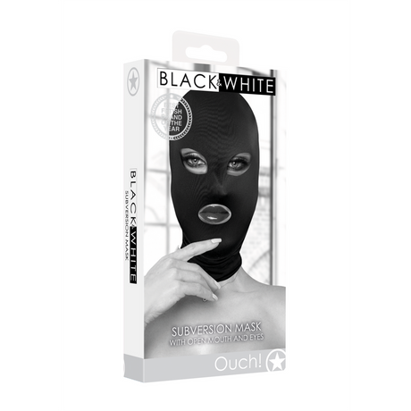 Maske Subversion Schwarz 39,5 cm Modell 2