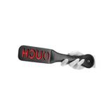 Paddle Kunstleder Schwarz 32 cm
