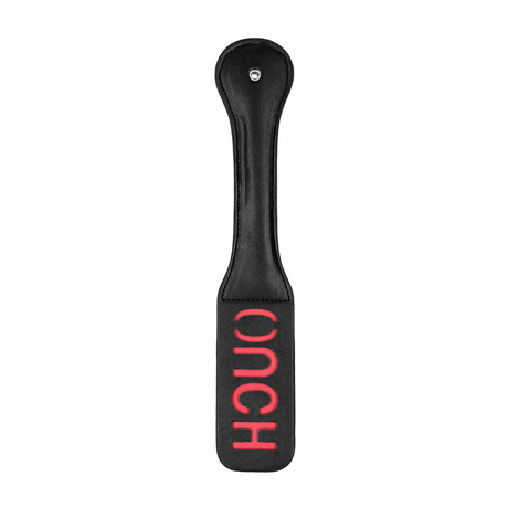 Paddle Kunstleder Schwarz 32 cm