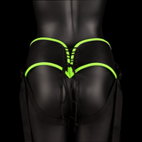 Strap-on-Harness nachtleuchtend Grün