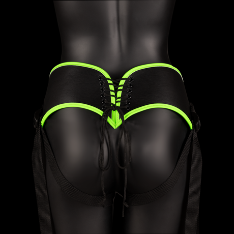 Strap-on-Harness nachtleuchtend Grün