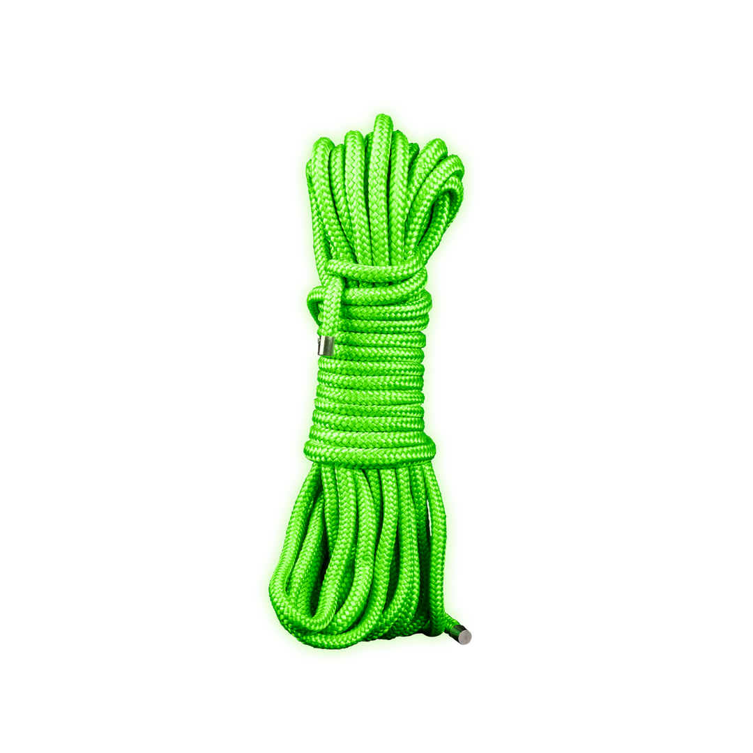 Bondage-Seil nachtleuchtend Grün 1000 x Ø 0,6 cm
