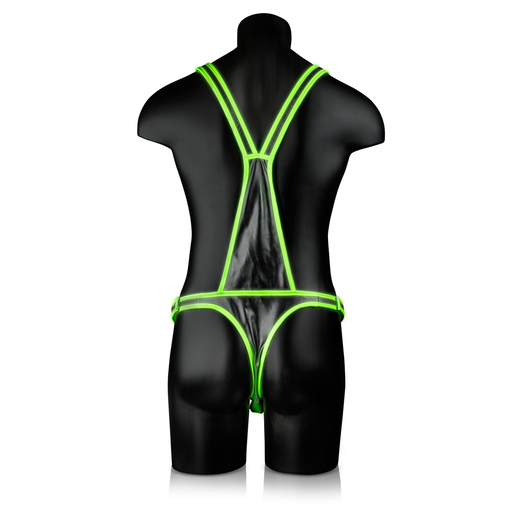 Harness Ganzkörper nachtleuchtend Grün