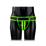 Jockstrap gestreift nachtleuchtend Grün